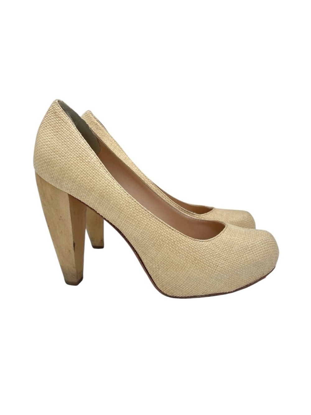 Loeffler Randall Heeled Platform Shoes 8 1/2 Tan